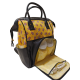 PopCorn Print Diaper Bagpack Yellow