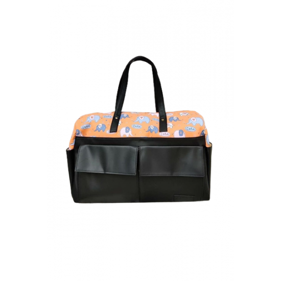 Elephant Print Diaper Bag